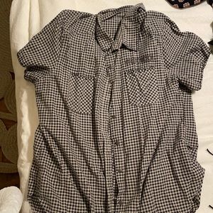 Harley Davidson women plaid shirt